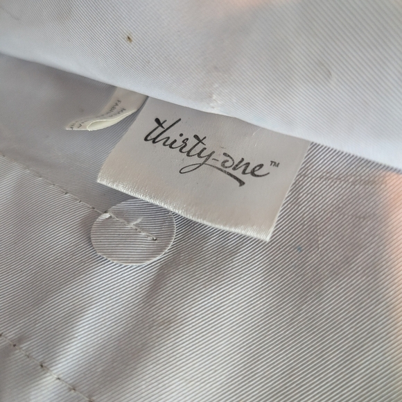 THIRTY-ONE Small Brown Small Polka-Dot TOTE - Picture 8 of 11